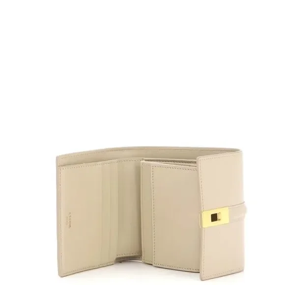 Celine 16 Trifold Wallet Leather Small Neutral - Picture 6 of 6